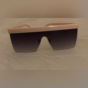 Baby pink Futuristic sunglasses